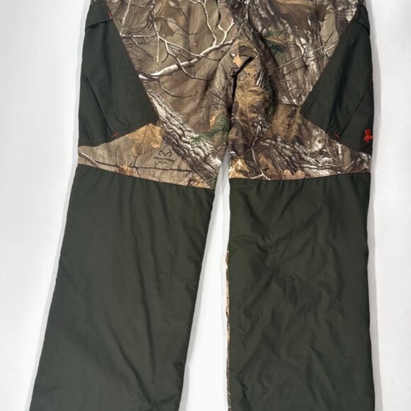Under Armour Storm Camo Pants Mens Large Realtree Insulated Loose PrimaLoft - Picture 2 of 16
